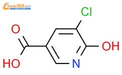 5-氯-6-羟基烟酸结构式图片|54127-63-8结构式图片