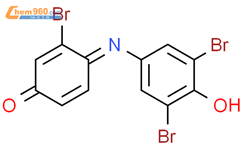 sodium;3-bromo-4-(3,5-dibromo-4-hydroxyphenyl)iminocyclohexa-2,5-dien-1-one结构式图片|5418-30-4结构式图片