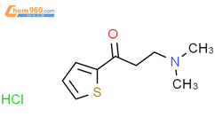 3-二甲基氨基-1-(噻吩基)-1-丙酮盐结构式图片|5424-47-5结构式图片