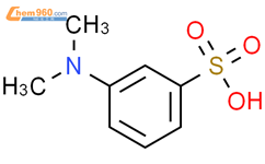 Benzenesulfonic acid,3-(dimethylamino)-, sodium salt (1:1)结构式图片|5437-65-0结构式图片