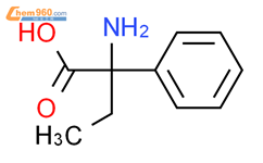 2-氨基-2-苯基丁酸结构式图片|5438-07-3结构式图片