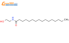 十六酰胺乙醇结构式图片|544-31-0结构式图片