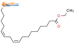 十八碳二烯-[9,12]-酸乙酯结构式图片|544-35-4结构式图片