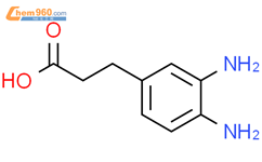 3-(3,4-二氨基苯基)丙酸结构式图片|54405-45-7结构式图片