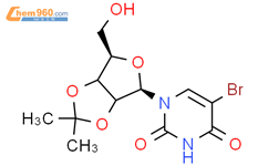 5-溴-2,3-o-异亚丙基尿苷结构式图片|54503-61-6结构式图片