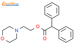 2-(morpholin-4-yl)ethyl diphenylacetate结构式图片|54505-24-7结构式图片