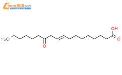 9-十八碳烯酸，12-氧代-（9Z）-结构式图片|5455-97-0结构式图片