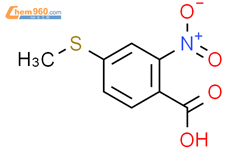 Benzoic acid, 4-(methylthio)-2-nitro-结构式图片|54558-79-1结构式图片