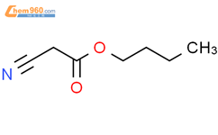 氰乙酸正丁酯结构式图片|5459-58-5结构式图片