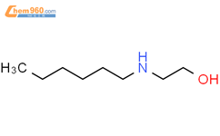 2-己基氨基乙醇结构式图片|54596-69-9结构式图片