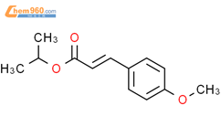 对甲氧基肉桂酸异丙酯结构式图片|5466-76-2结构式图片