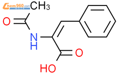 α-乙酰氨基肉桂酸结构式图片|5469-45-4结构式图片