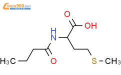 N-(1-氧代丁基)-L-蛋氨酸结构式图片|54746-52-0结构式图片