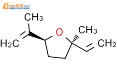 Furan, 2-ethenyltetrahydro-2-methyl-5-(1-methylethenyl)-, cis-结构式图片|54750-69-5结构式图片