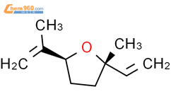Furan, 2-ethenyltetrahydro-2-methyl-5-(1-methylethenyl)-, trans-结构式图片|54750-70-8结构式图片
