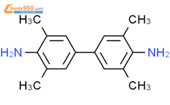 3,3',5,5'-四甲基联苯胺结构式图片|54827-17-7结构式图片