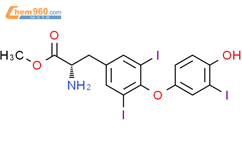 三碘甲腺原氨酸甲酯结构式图片|54914-53-3结构式图片