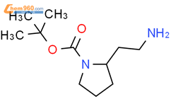 (R)-2-氨甲基-1-N-叔丁氧羰基吡咯烷结构式图片|550378-07-9结构式图片