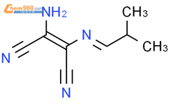 (2Z)-2-氨基-3-[(E)-(2-甲基丙亚基)氨基]-2-丁烯二腈结构式图片|55083-93-7结构式图片