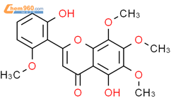 黄芩新素-Ⅱ结构式图片|55084-08-7结构式图片
