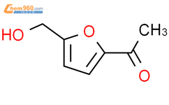 2-乙酰基-5-羟甲基呋喃结构式图片|55087-82-6结构式图片