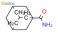 1-金刚烷基羰酰胺结构式图片|5511-18-2结构式图片