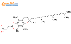4-Oxo-4-({(2R)-2,5,7,8-tetramethyl-2-[(4R,8R)-4,8,12-trimethyltri decyl]-3,4-dihydro-2H-chromen-6-yl}oxy)butanoic acid结构式图片|55134-51-5结构式图片