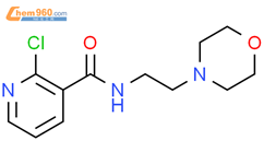 2-氯-N-(2-吗啉乙基)烟酰胺结构式图片|551901-48-5结构式图片