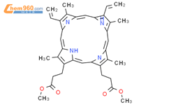 原卟啉 IX 二甲酯结构式图片|5522-66-7结构式图片