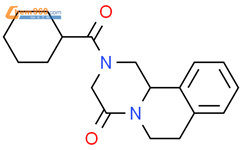 吡喹酮结构式图片|55268-74-1结构式图片