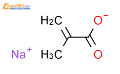 甲基丙烯酸钠结构式图片|5536-61-8结构式图片
