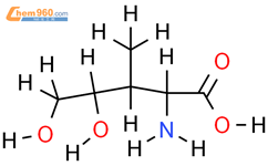 L-γ，δ-二羟基异亮氨酸结构式图片|55399-94-5结构式图片