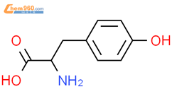 DL-酪氨酸结构式图片|556-03-6结构式图片