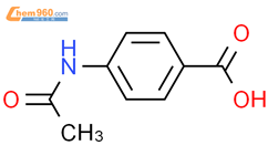 对乙酰氨基苯甲酸结构式图片|556-08-1结构式图片