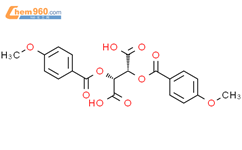 Butanedioic acid, 2,3-bis[(4-methoxybenzoyl)oxy]-, (2R,3R)-rel-结构式图片|556036-44-3结构式图片