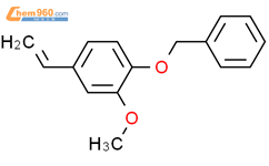 4-苄氧基-3-甲氧基苯乙烯结构式图片|55708-65-1结构式图片