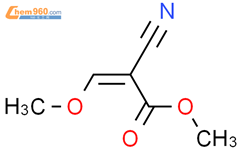 2-Propenoic acid, 2-cyano-3-methoxy-, methyl ester, (E)-结构式图片|55883-89-1结构式图片