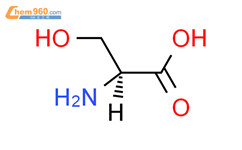 L-丝氨酸结构式图片|56-45-1结构式图片