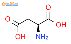 L-天门冬氨酸结构式图片|56-84-8结构式图片
