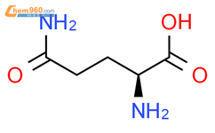 L-谷氨酰胺结构式图片|56-85-9结构式图片