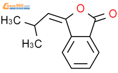 1（3H）-异苯并呋喃酮，3-（2-甲基亚丙基）-，（3Z）-结构式图片|56014-87-0结构式图片
