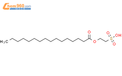 Hexadecanoic acid, 2-sulfoethyl ester结构式图片|56022-47-0结构式图片