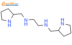 1,2-Ethanediamine, N,N'-bis[(2S)-2-pyrrolidinylmethyl]-结构式图片|56030-34-3结构式图片