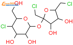 三氯蔗糖结构式图片|56038-13-2结构式图片