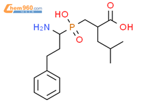 2-((1-氨基-3-苯丙基)(羟基)磷基)甲基)-4-甲基戊酸结构式图片|561007-44-1结构式图片