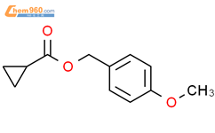 (4-甲氧基苯基)甲基环丙烷羧酸酯结构式图片|56105-38-5结构式图片