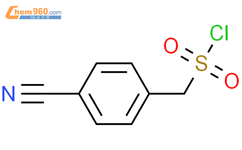 (4-氰基苯基)甲烷磺酰氯结构式图片|56105-99-8结构式图片