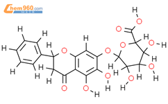 二氢黄芩苷结构式图片|56226-98-3结构式图片