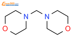 N,N'-亚甲基双吗啉结构式图片|5625-90-1结构式图片