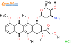 盐酸表阿霉素结构式图片|56390-09-1结构式图片